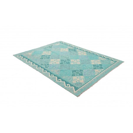 Tappeto Kilim Afghanistan blu 158x206