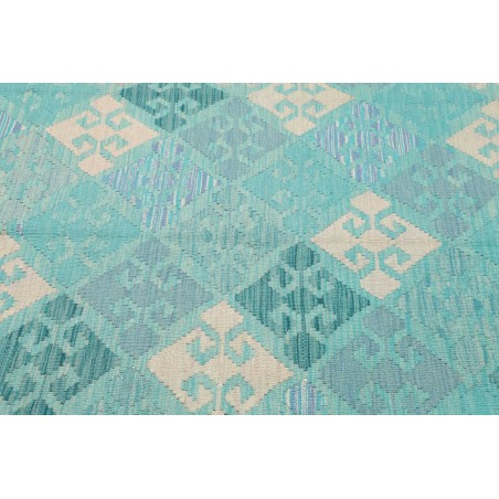 Tappeto Kilim Afghanistan blu 158x206