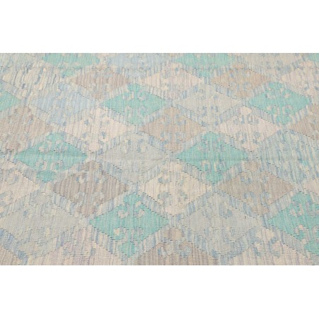 Tappeto Kilim Afghanistan azzurro beige 152x200