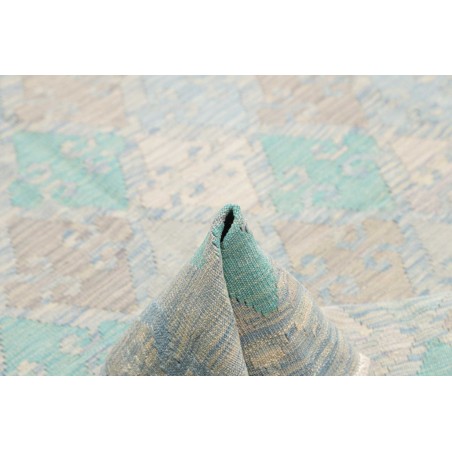 Tappeto Kilim Afghanistan azzurro beige 152x200