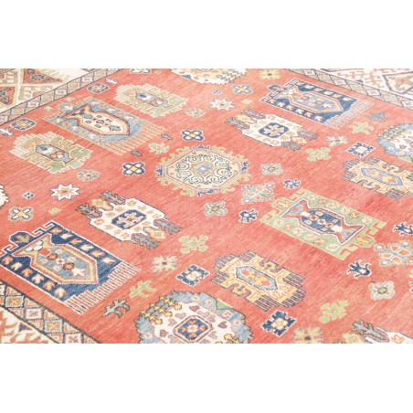 Tappeto Kazak Afghanistan marrone bianco 209x293