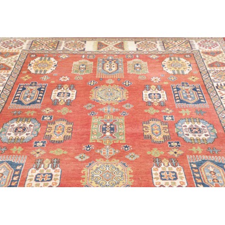 Tappeto Kazak Afghanistan marrone bianco 209x293
