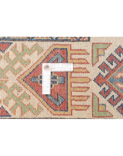 Tappeto Kazak Afghanistan marrone bianco 209x293