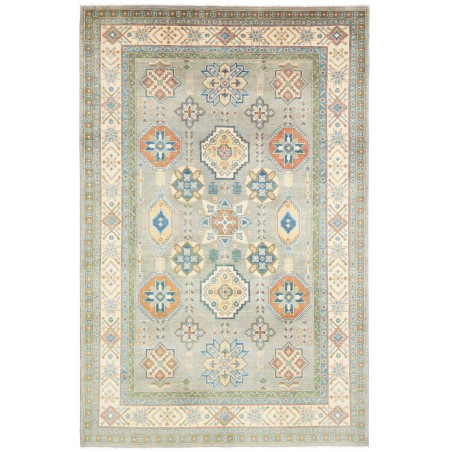 Tappeto Kazak Afghanistan beige marrone 198x303