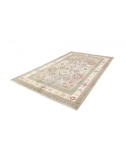 Tappeto Kazak Afghanistan beige marrone 198x303
