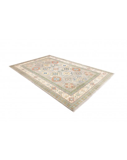 Tappeto Kazak Afghanistan beige marrone 198x303