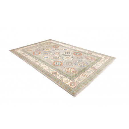 Tappeto Kazak Afghanistan beige marrone 198x303