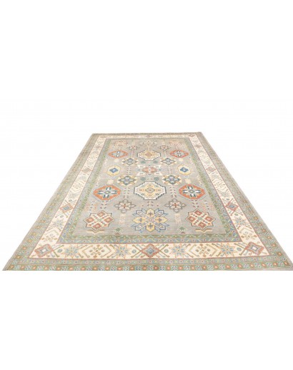 Tappeto Kazak Afghanistan beige marrone 198x303