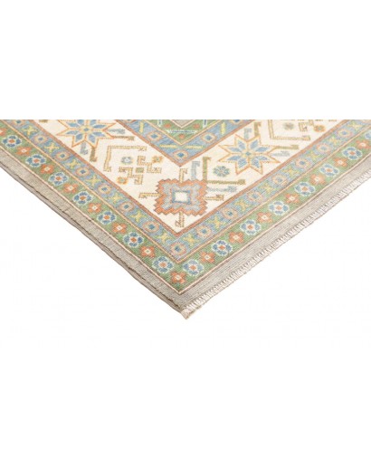Tappeto Kazak Afghanistan beige marrone 198x303