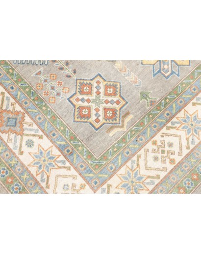 Tappeto Kazak Afghanistan beige marrone 198x303