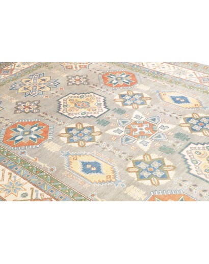 Tappeto Kazak Afghanistan beige marrone 198x303