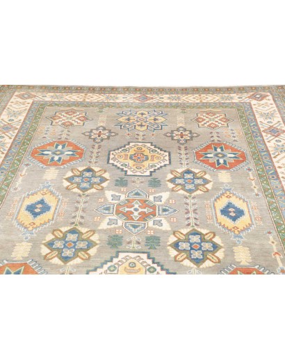 Tappeto Kazak Afghanistan beige marrone 198x303