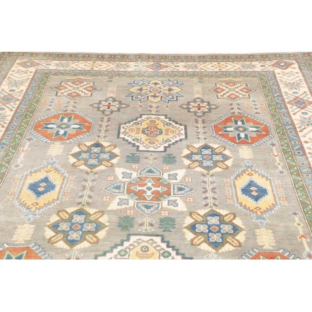 Tappeto Kazak Afghanistan beige marrone 198x303