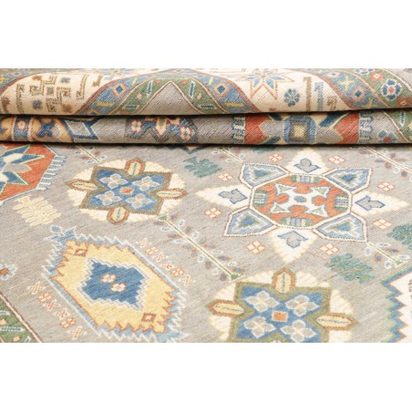 Tappeto Kazak Afghanistan beige marrone 198x303