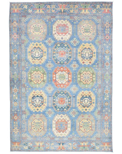 Tappeto Kazak Afghanistan beige grigio 198x290