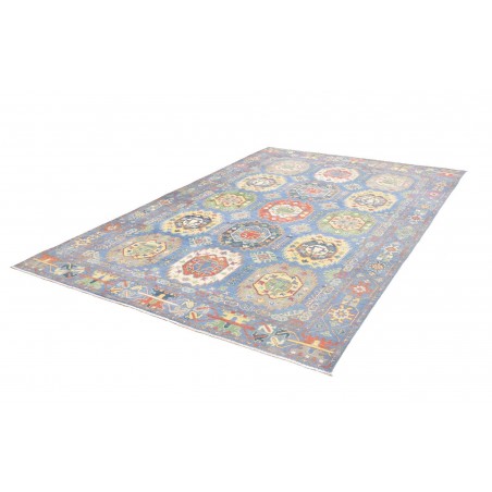 Tappeto Kazak Afghanistan beige grigio 198x290