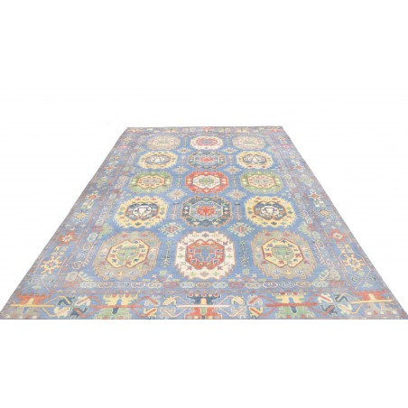 Tappeto Kazak Afghanistan beige grigio 198x290