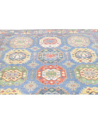 Tappeto Kazak Afghanistan beige grigio 198x290