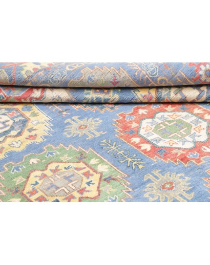 Tappeto Kazak Afghanistan beige grigio 198x290