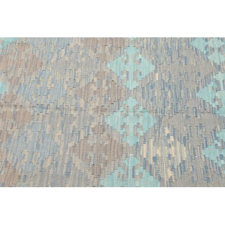 Tappeto Kilim Afghanistan azzurro bianco 149x198