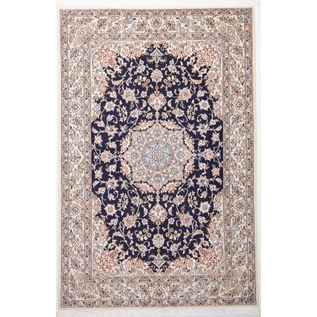 Tappeto Nain 9La Persia bianco grigio 135x205