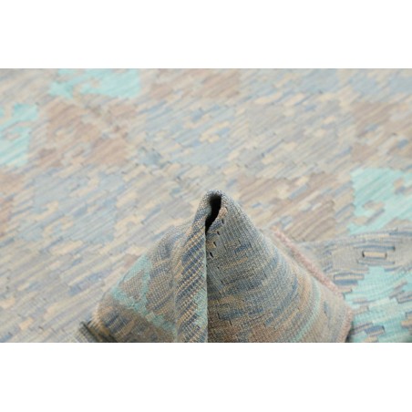 Tappeto Kilim Afghanistan azzurro bianco 149x198