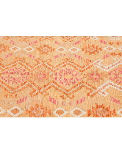 Tappeto Kilim Afghanistan marrone rosso 154x213