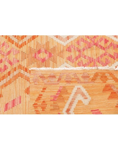 Tappeto Kilim Afghanistan marrone rosso 154x213
