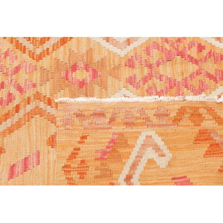 Tappeto Kilim Afghanistan marrone rosso 154x213