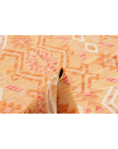 Tappeto Kilim Afghanistan marrone rosso 154x213