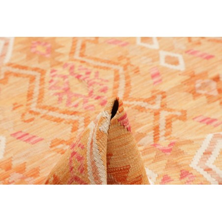 Tappeto Kilim Afghanistan marrone rosso 154x213