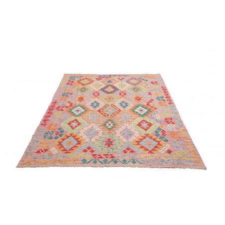 Tappeto Kilim Afghanistan marrone 153x197