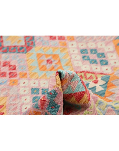 Tappeto Kilim Afghanistan marrone 153x197