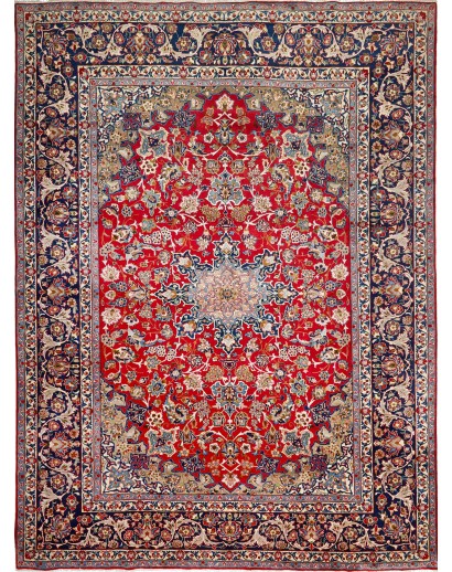 Tappeto Nadjafabad Persia marrone 312x420