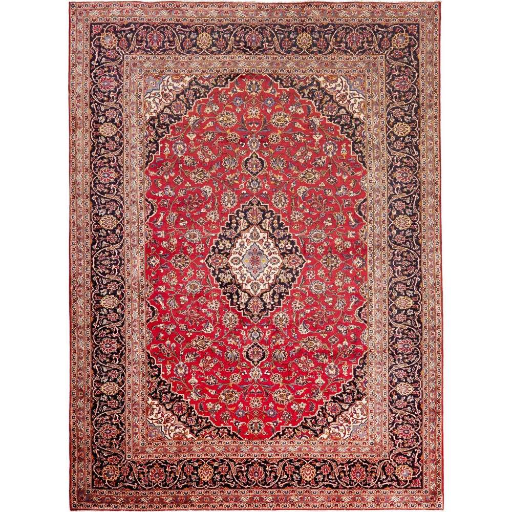 Tappeto Ardakan Persia marrone blu 252x345 Tappeto Ardakan Persia marrone blu 252x345