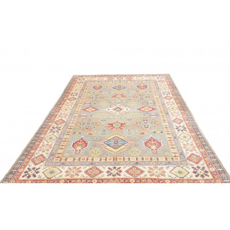 Tappeto Kazak Afghanistan beige grigio 199x281
