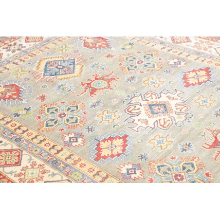 Tappeto Kazak Afghanistan beige grigio 199x281