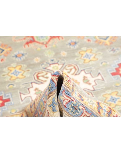 Tappeto Kazak Afghanistan beige grigio 199x281