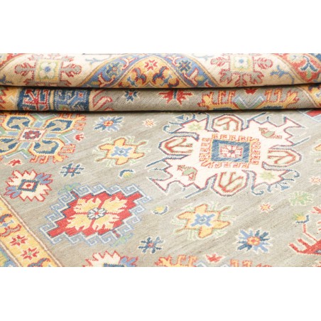 Tappeto Kazak Afghanistan beige grigio 199x281