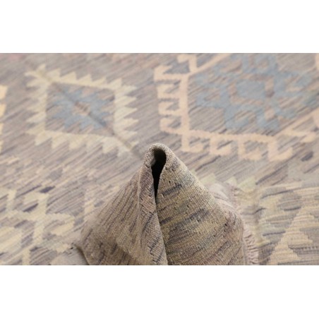 Tappeto Kilim Afghanistan azzurro bianco 153x200