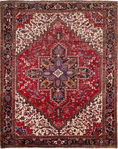 Tappeto Gorawan Persia marrone blu 255x327