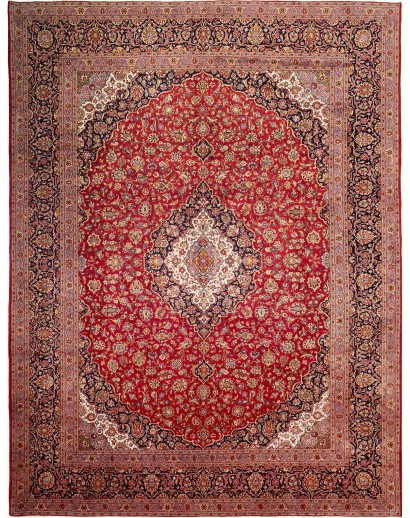 Tappeto Ardakan Persia marrone giallo 300x392