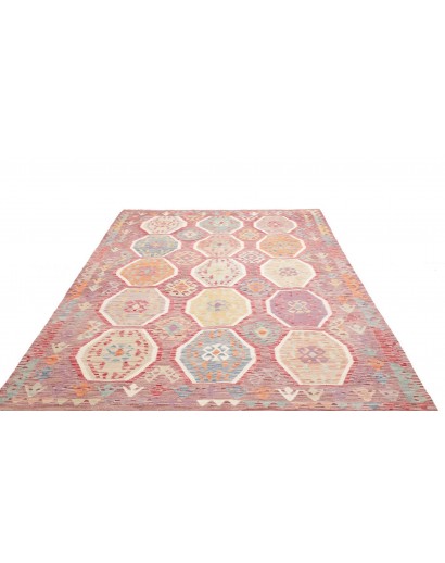 Tappeto Kilim Afghanistan beige marrone 201x290