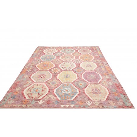 Tappeto Kilim Afghanistan beige marrone 201x290