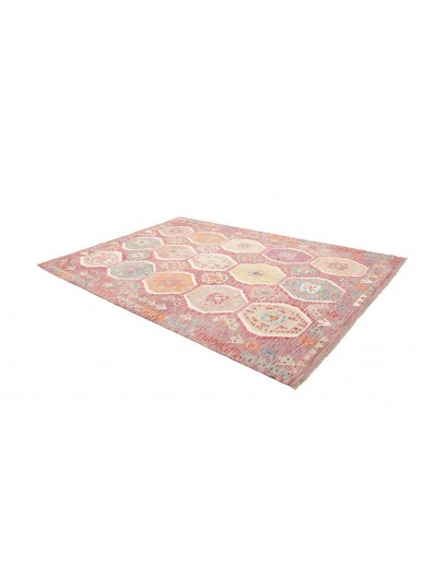 Tappeto Kilim Afghanistan beige marrone 201x290