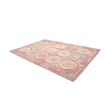 Tappeto Kilim Afghanistan beige marrone 201x290