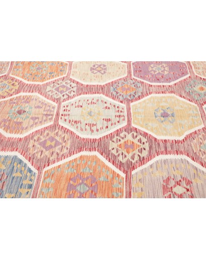 Tappeto Kilim Afghanistan beige marrone 201x290