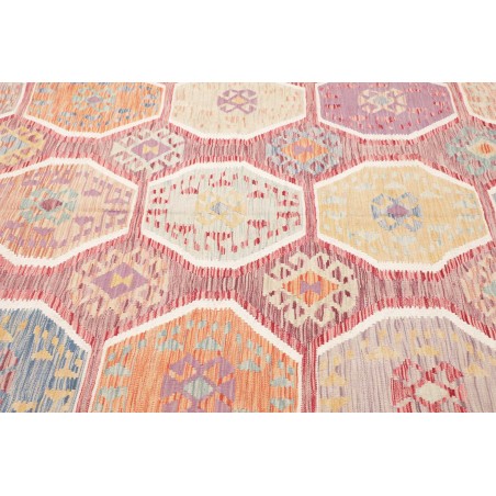 Tappeto Kilim Afghanistan beige marrone 201x290