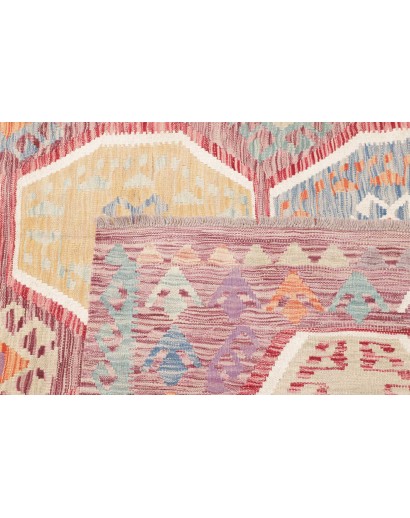 Tappeto Kilim Afghanistan beige marrone 201x290