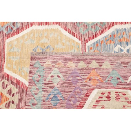 Tappeto Kilim Afghanistan beige marrone 201x290